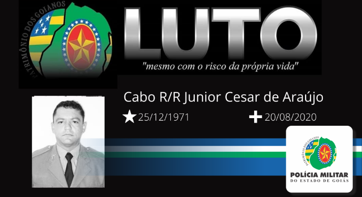 Nota de falecimento: Cb R/R Junior Cesar de Araújo