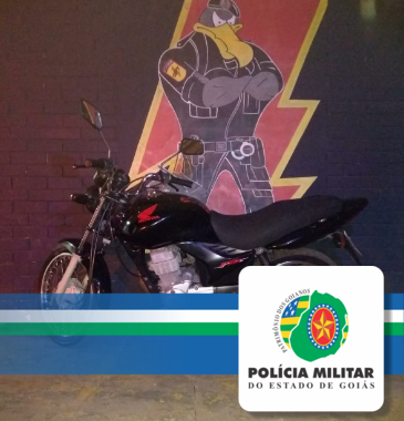 PM prende dupla após furto de motocicleta em Caiapônia