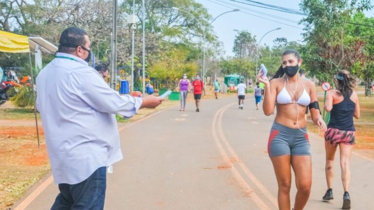 GDF orienta sobre uso de máscaras no Parque da Cidade