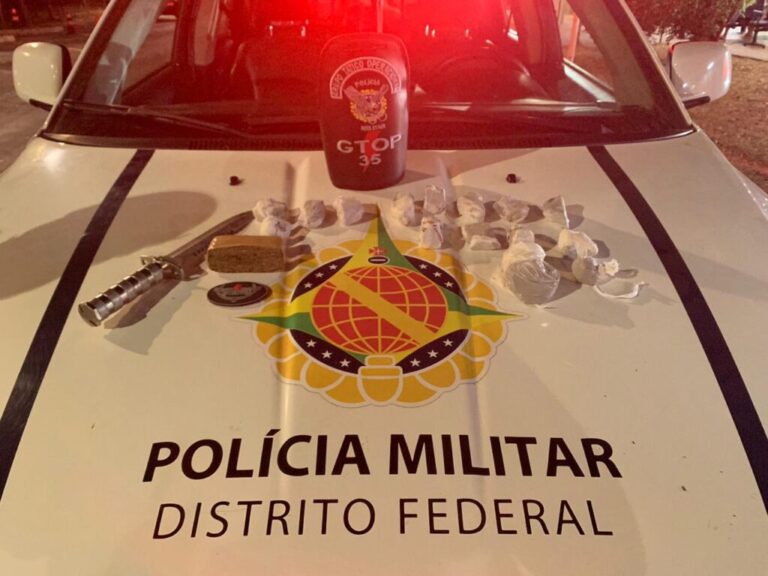 PMDF prende homem com drogas na Estrutural