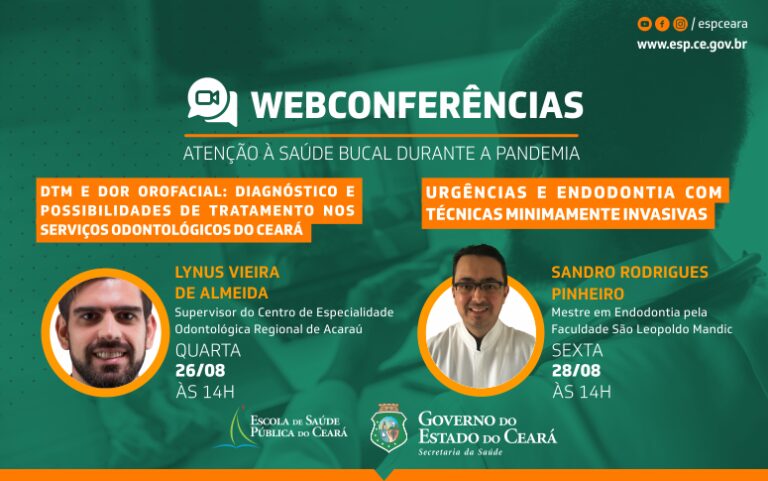 Webconferências abordam atenção a saúde bucal