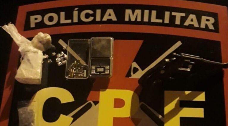 Policiais da CPE de Aruanã Prendem Traficante com Drogas e Arma de Fogo