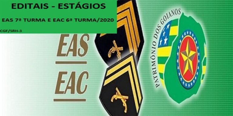 A SRH/3 Divulga os Editais do EAS e EAC