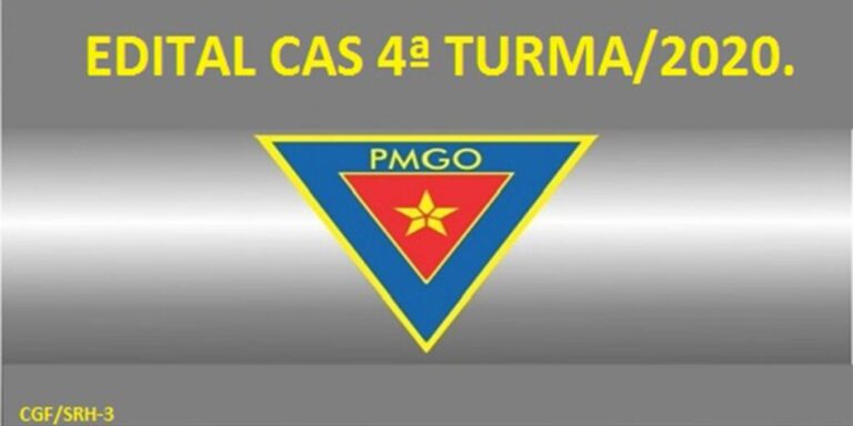 A SRH/3 Divulga o Edital do CAS 4ª Turma/2020