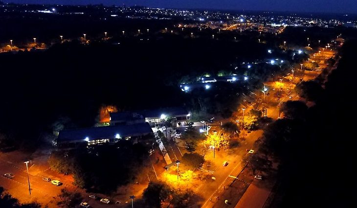 Segurança e economia sustentável; Parque dos Poderes recebe iluminação de Led