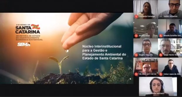 Governo catarinense cria Núcleo Interinstitucional para a Gestão e Planejamento Ambiental