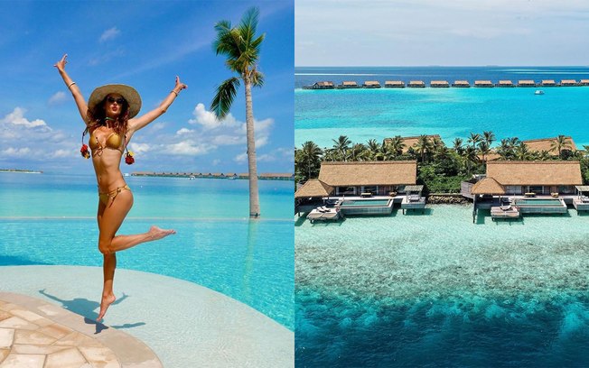 Alessandra Ambrósio se hospeda em resort nas Maldivas com diárias até R$ 140 mil