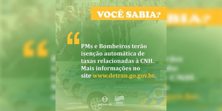 PMs e Bombeiros Terão Isenção Automática de Taxas Relacionadas à CNH