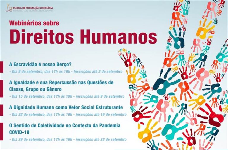 TJDFT abre inscrições para série de webinários sobre Direitos Humanos