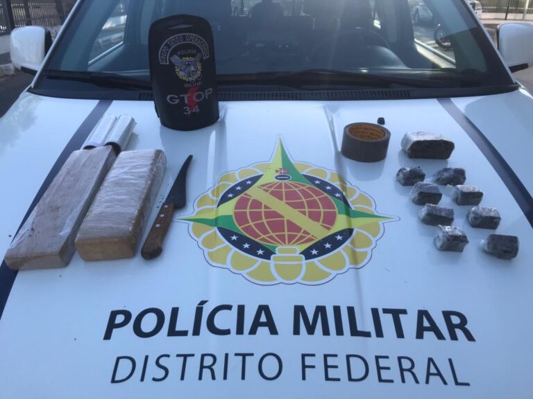 Homem é preso por tráfico de drogas em Planaltina