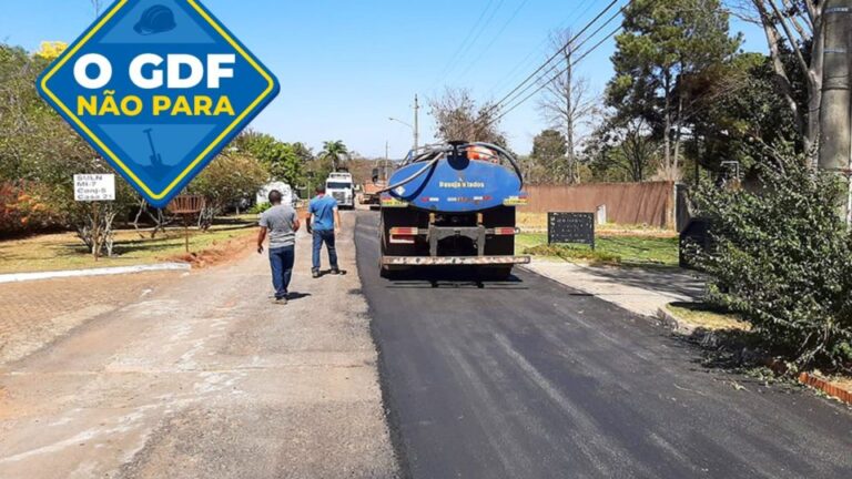 GDF Presente se concentra na manutenção de vias em seis cidades