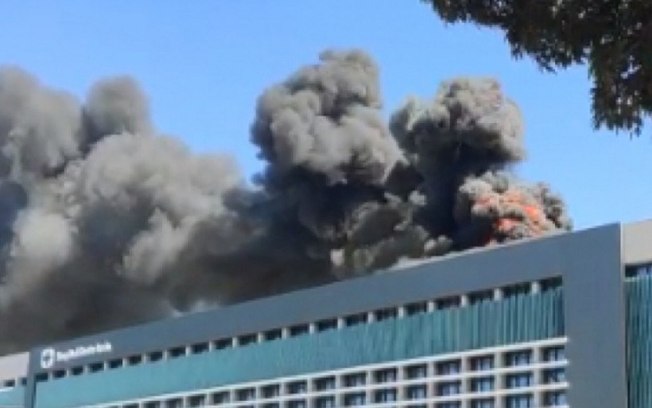 Grande incêndio atinge hospital em Brasília e força evacuação de pacientes; veja