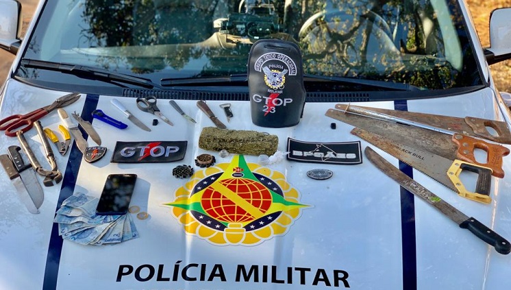 Policiais militares apreendem adolescente com meio-quilo de maconha na Asa Norte