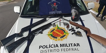 PMDF retira das ruas do DF 17 armas de fogo nas últimas 48h