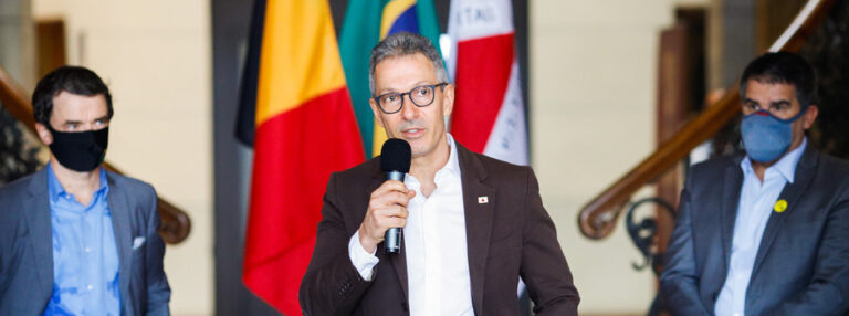 Governador Romeu Zema recebe embaixador da Bélgica no Brasil
