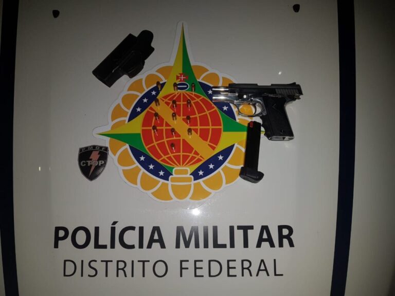 Segurança de bar é preso por porte ilegal de arma de fogo em Sobradinho