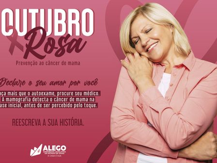 Outubro Rosa: se cuide, mulher!