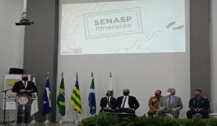 Comitiva da segurança pública do MS participa em Goiás da primeira edição do Senasp Itinerante