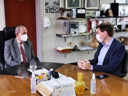 Iris Rezende recebe Lissauer