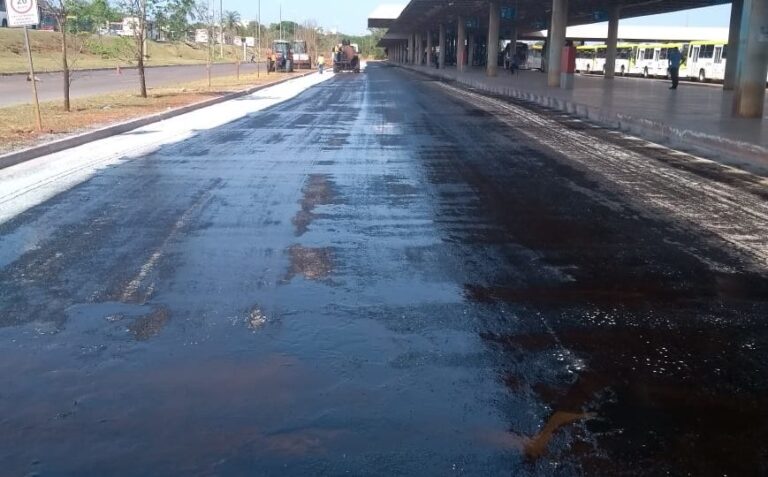 GDF troca pavimentação do terminal de ônibus da Asa Sul