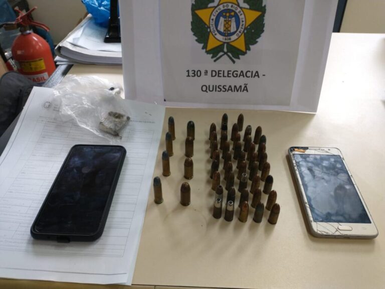 Policia Civil apreende drogas e munições em Quissamã