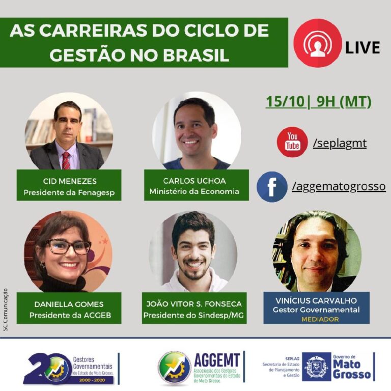 Live apresenta panorama das carreiras de gestão no Brasil