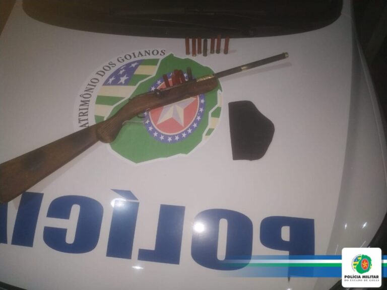 Durante Abordagem Militares do 9° BPM Apreendem Arma de Fogo Ilegal, na Região Norte de Goiânia