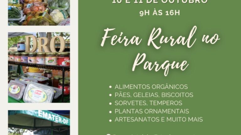 Feira do Parque da Cidade é retomada neste fim de semana