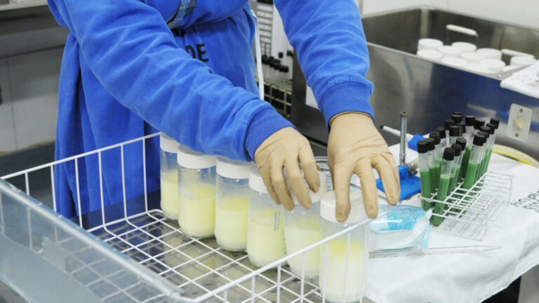 Posto de coleta de leite humano na Policlínica do Riacho Fundo
