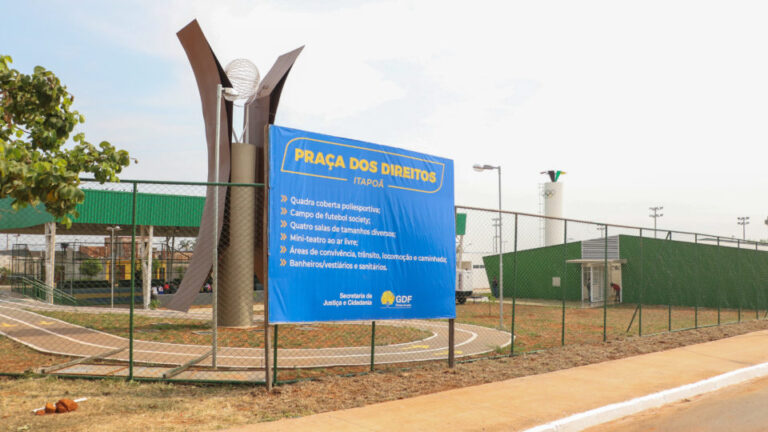 Espaço para lazer e cidadania no Itapoã