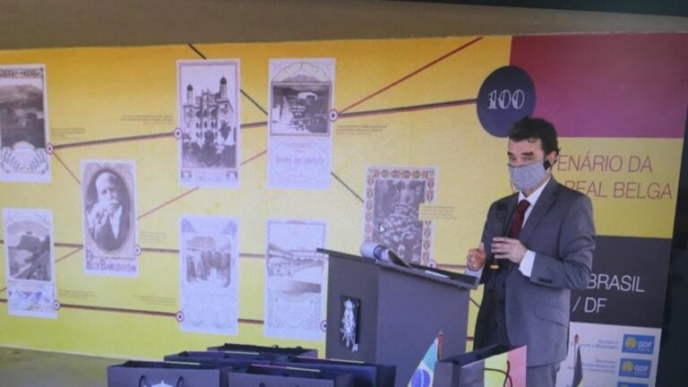 Exposição celebra 100 anos da visita real belga ao Brasil