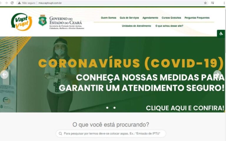 Vapt Vupt tem site com informações de atendimento serviços ofertados