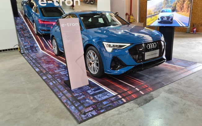 Audi e-tron Sportback vira obra em exposição de arte
