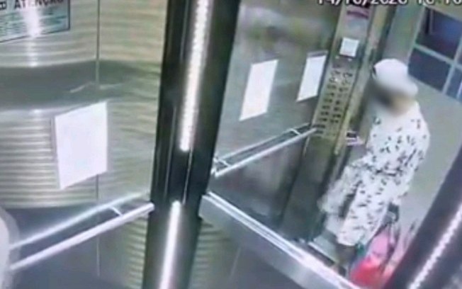 Bandido faz selfie em elevador após roubar apartamento de luxo; veja vídeo
