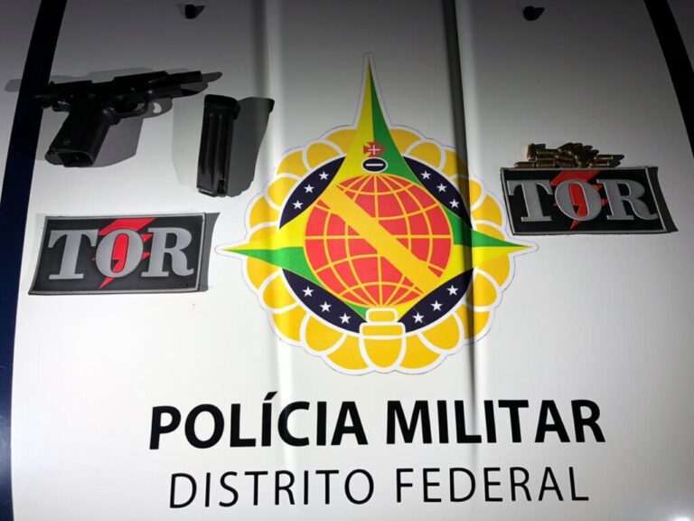 PMDF apreende arma de fogo em intensificação de policiamento no Park Way