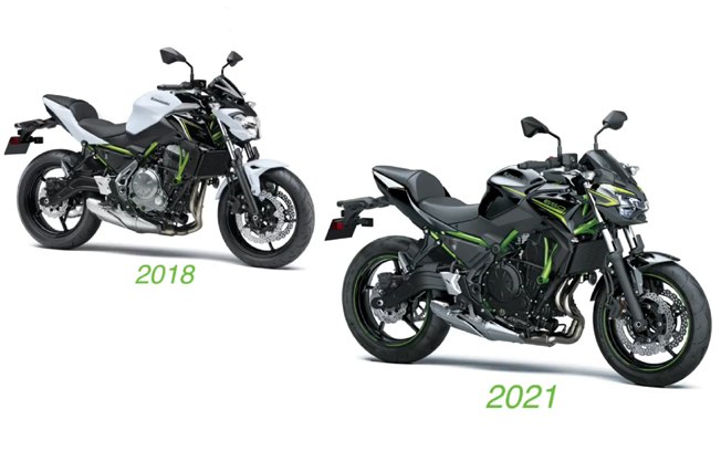 As novas Kawasaki 650, Z e Ninja