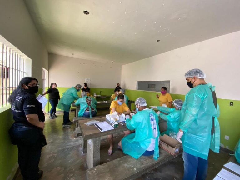 Estado realiza testagem em massa de recuperandos de Cuiabá e Várzea Grande