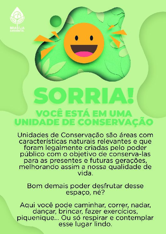 Respeite as unidades de conservação