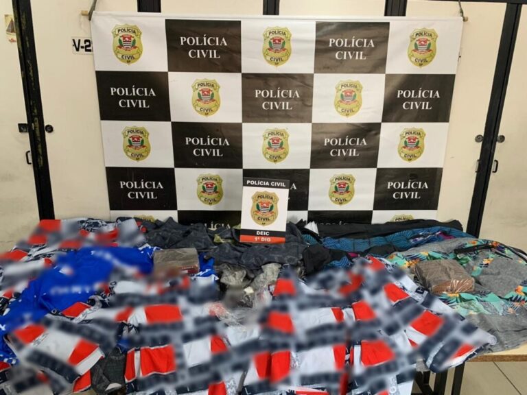 Polícia Civil apreende mais de 38 mil produtos falsos na Capital