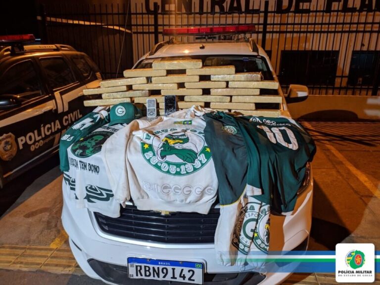 PMGO Prende Integrante de Torcida Organizada com 21 kg de Drogas, em Aparecida de Goiânia-GO