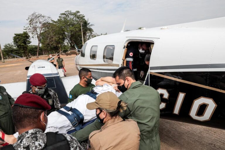 Integrante da Força Nacional é transportado em UTI Aérea de Mato Grosso para Rio de Janeiro