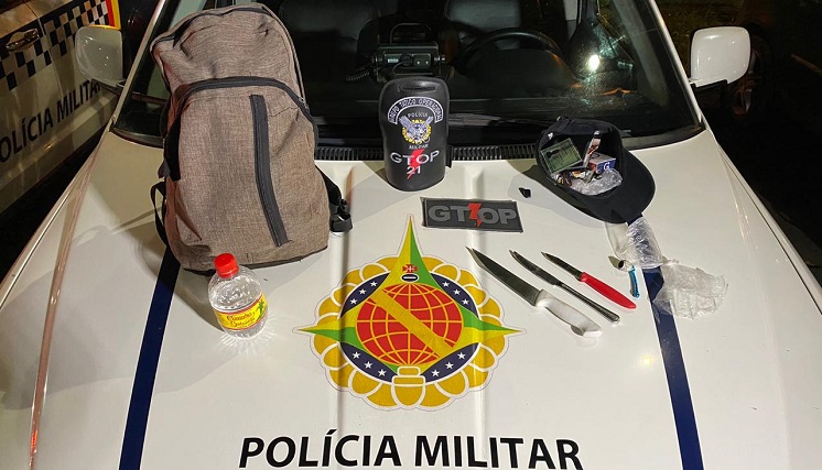 PM prende ladrões que tentaram esfaquear um homem na Rodoviária de Brasília