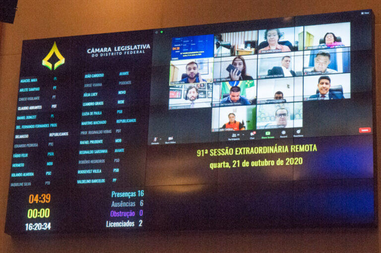 Câmara conclui a votação de 29 projetos de lei em sessão virtual