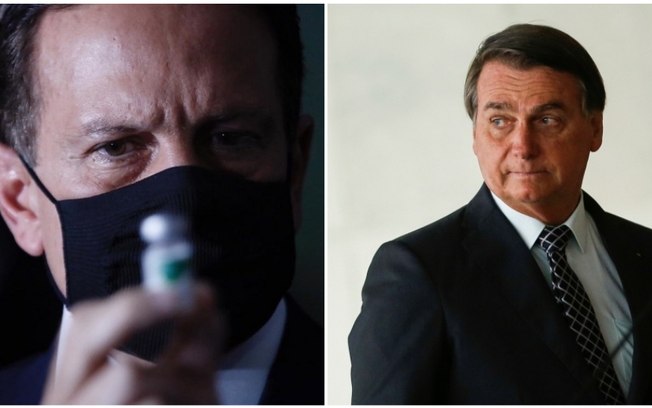 Como disputa entre Bolsonaro e Doria pode atrasar imunização contra Covid-19