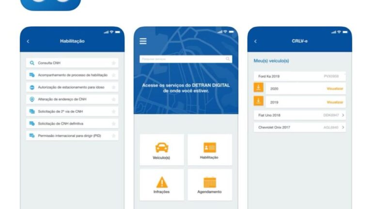 App Detran Digital oferece cinco novos serviços