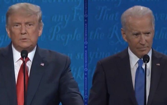 Em debate, Trump se enrola com respostas e é chamado de mentiroso por Biden