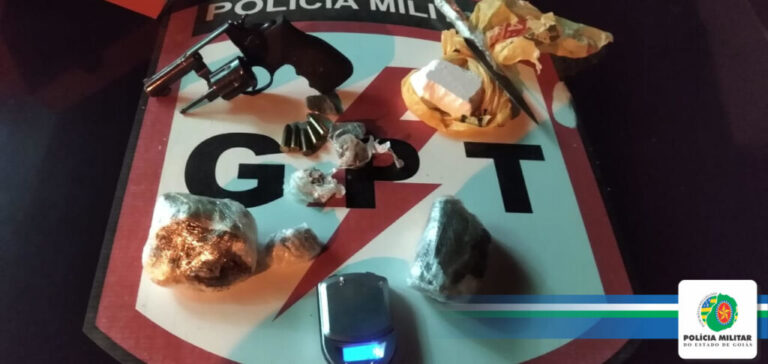GPT Prende Traficante, Arma e Drogas em Firminópolis-GO