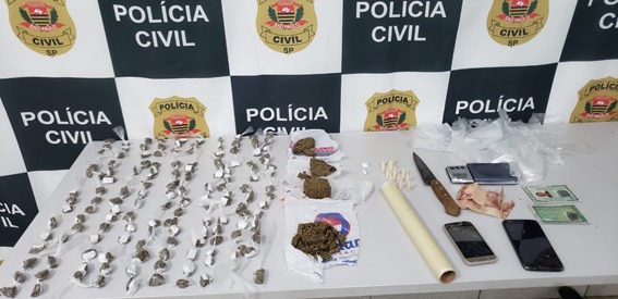 Dise de Jaú detém quatro por tráfico de drogas