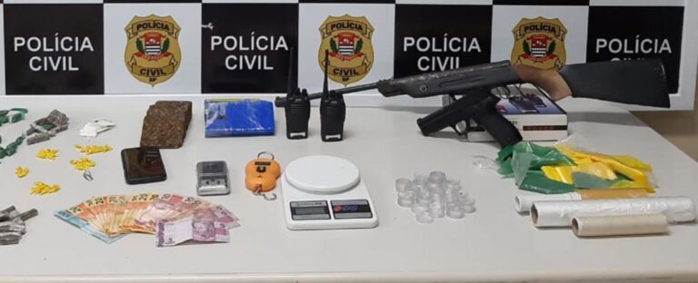 Polícia Civil de Mogi das Cruzes prende traficante com 1,5 kg de drogas