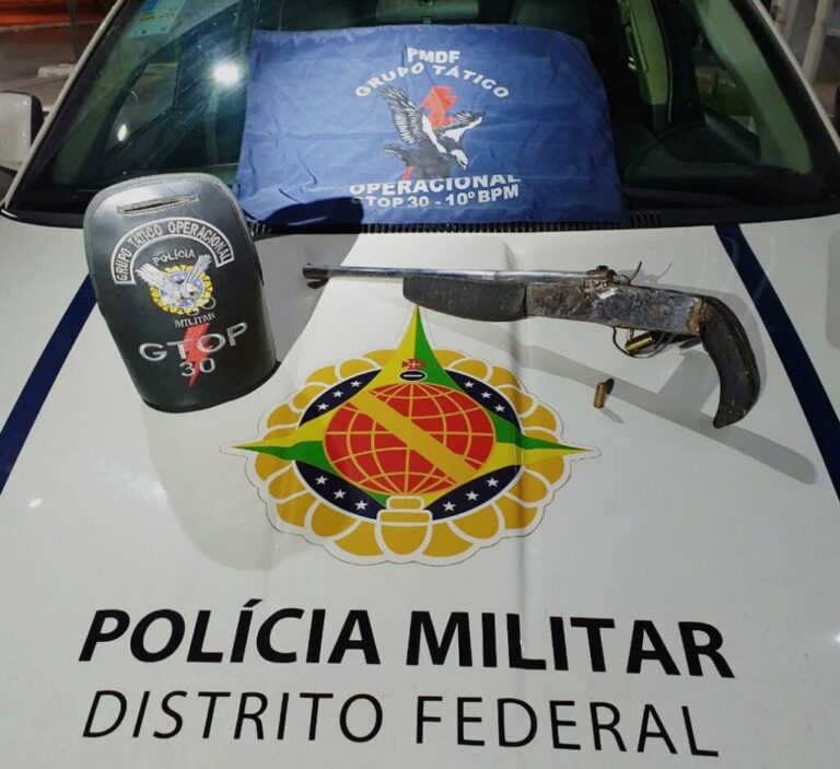 PMDF prende arma caseira no Sol Nascente